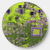 Yellow PCB Circuit Board Design for IT Pros Wireless Charger (Front)