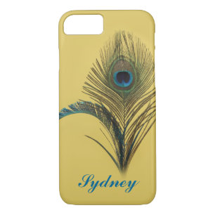 Yellow Peacock iPhone 7 Case