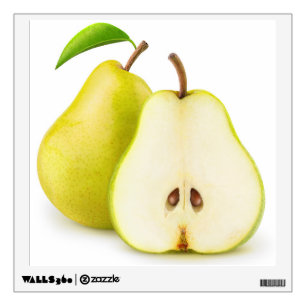 Yellow pears wall decal