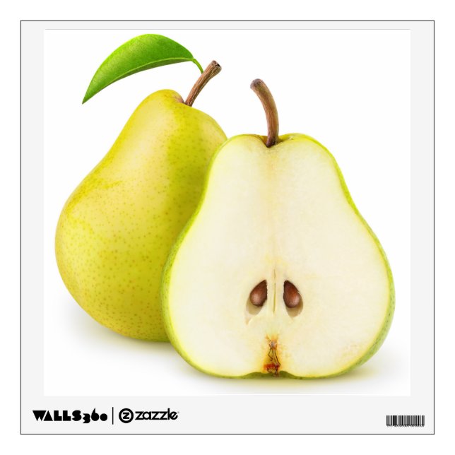Yellow pears wall decal (Front)