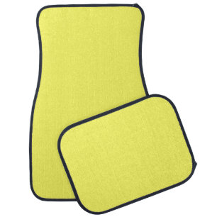Yellow Peel Race Car Floor Mat