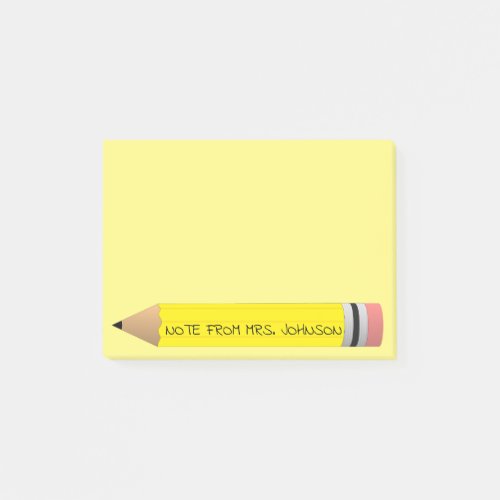 Yellow Pencil Post_it Notes