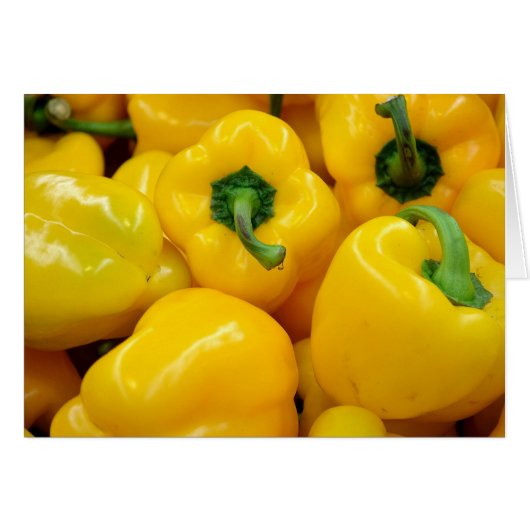 Yellow Peppers Cards (Front Horizontal)