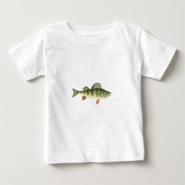 Yellow Perch Art Baby T-Shirt (Front)