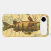 Yellow Perch on Map Case-Mate iPhone Case (Back (Horizontal))