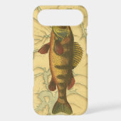 Yellow Perch on Map Case-Mate iPhone Case (Back)
