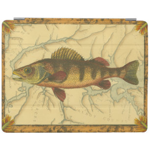 Yellow Perch on Map iPad Smart Cover