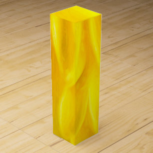 Yellow Petals Wine Gift Box