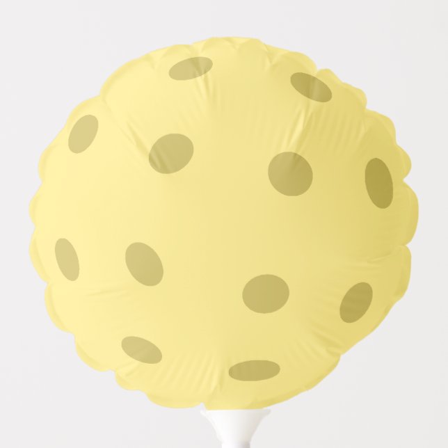 Yellow Pickleball Funny Gift Bouquet Balloon (Front)