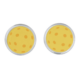 Yellow Pickleball Gift Cufflinks
