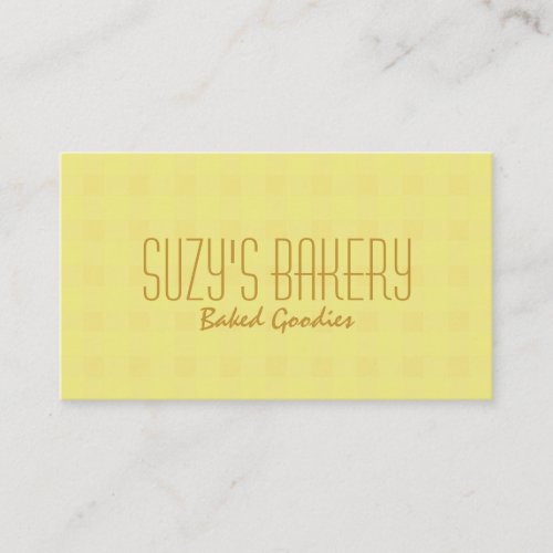 Yellow Picnic Business Card