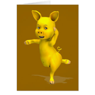 Yellow Pig Attitude