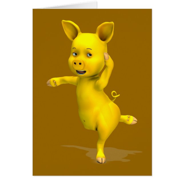 Yellow Pig Attitude Cards (Front)
