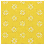 Yellow Pineapple Slices Pattern Fabric