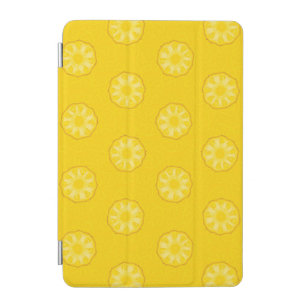 Yellow Pineapple Slices Pattern iPad Mini Cover