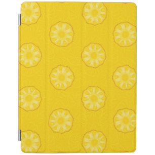Yellow Pineapple Slices Pattern iPad Smart Cover