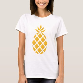 Yellow Pineapple T-shirt by biutiful at Zazzle