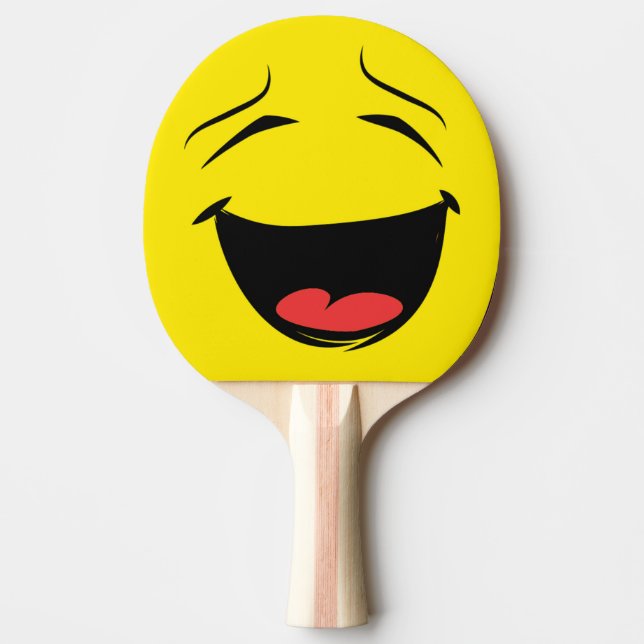 YELLOW Ping-Pong PADDLE (Front)
