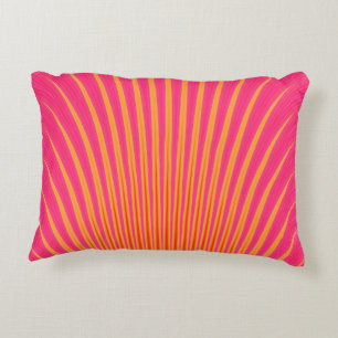 Yellow Pink Accent Pillow