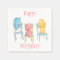 Yellow, Pink, and Blue Bears on Chairs