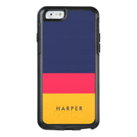 Yellow Pink Blue Color Block Modern Vibrant OtterBox iPhone 6/6s Case