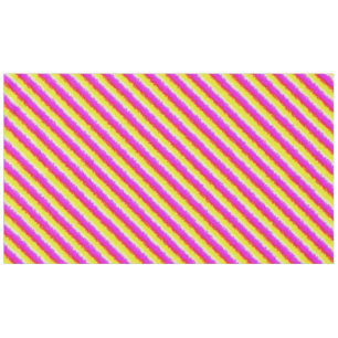 Yellow Pink Broken Glass Rainbow Stripes Tablecloth