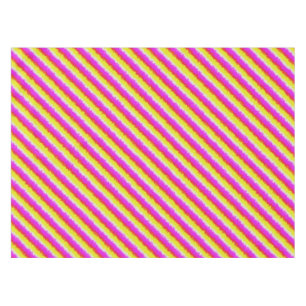 Yellow Pink Broken Glass Rainbow Stripes Tablecloth