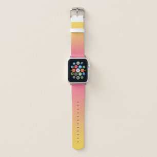 Yellow Pink Color Apple Watch Band