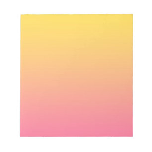 Yellow Pink Color Notepad