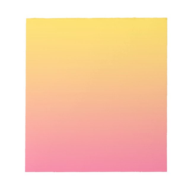 Yellow Pink Color Notepad (Front)