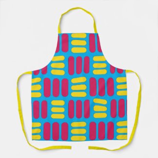 Yellow Pink Stripes Pattern