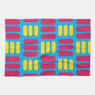 Yellow Pink Stripes Pattern