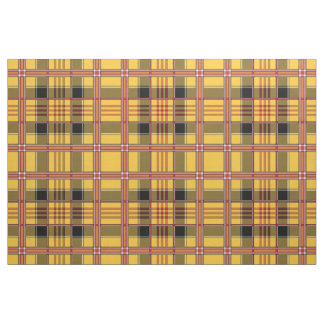 yellow plaid fabric