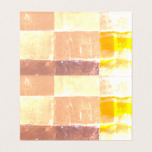 Yellow Plaid Peach (Inside Unfolded)