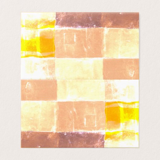 Yellow Plaid Peach (Outside Unfolded)