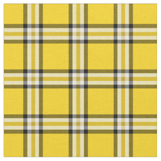 Yellow Plaid Tartan Fabric