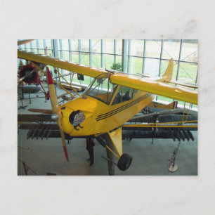 Yellow Plane. College Park Aviation Museum Postcard