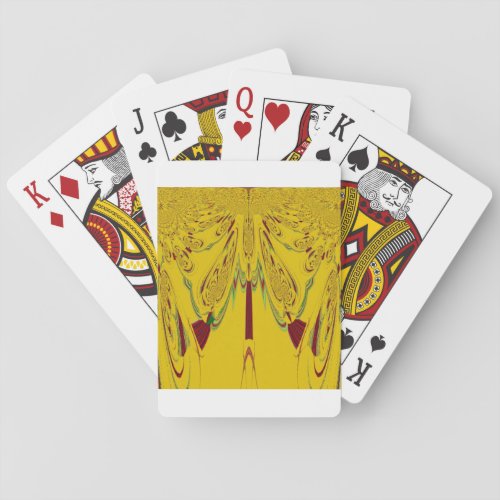 Yellow Playing Cards