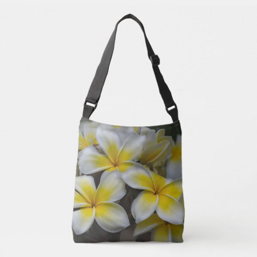 Yellow Plumeria – Hawaii Tropical Photography Crossbody Bag
