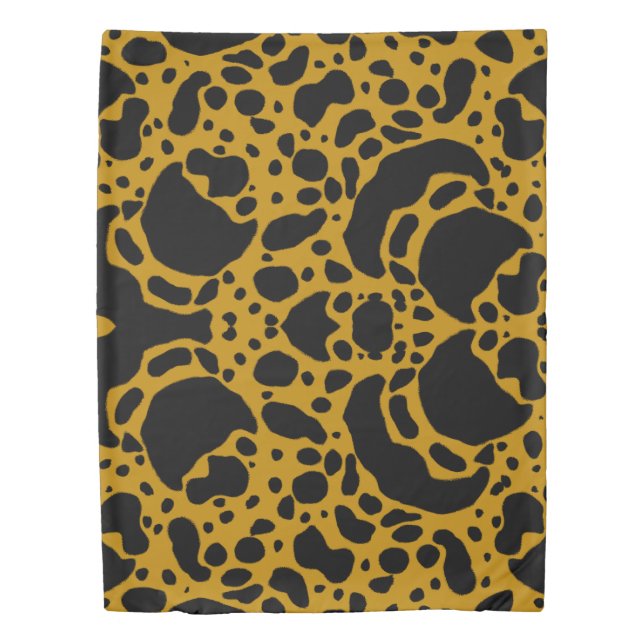 Yellow Poison Dart Frog Duvet Cover (Front)