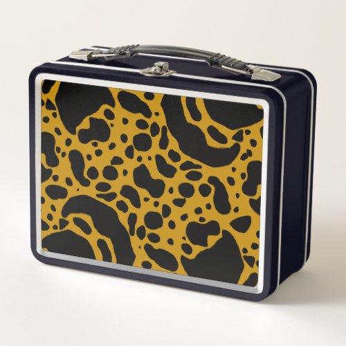 Yellow Poison Dart Frog Metal Lunch Box