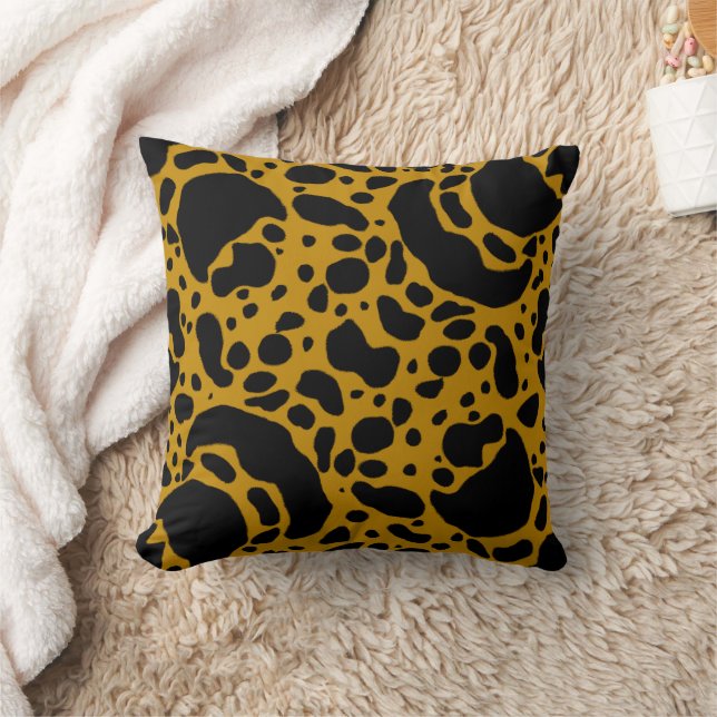 Yellow Poison Dart Frog Throw Pillow (Blanket)
