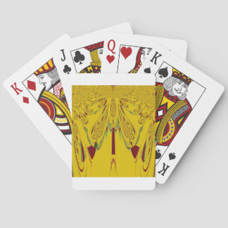 Yellow Poker Cards