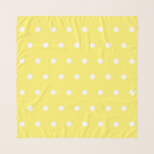 Yellow Polka Dot Scarf