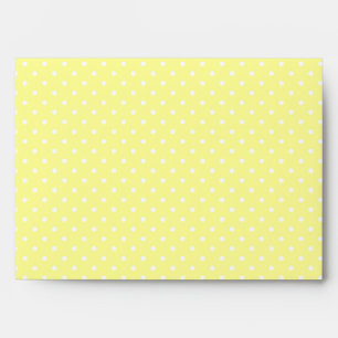 Yellow Polka Dots A7 Envelope