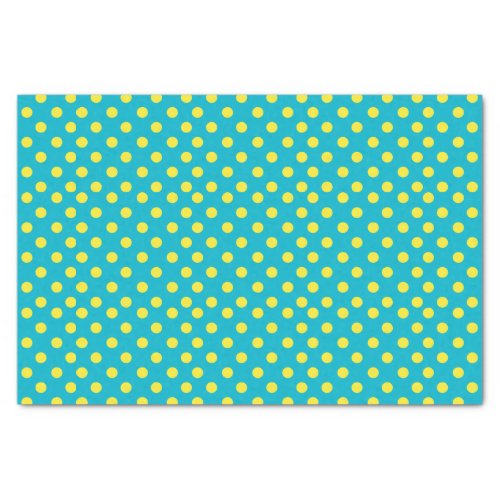 Yellow Polka Dots  DIY Background Colors Tissue Paper