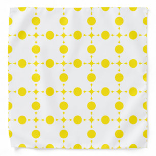 Yellow Polka Dots, Polka Dot Pattern, Dots, Dotted Bandana