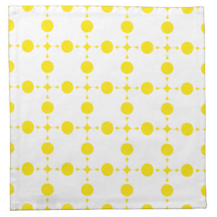 Yellow Polka Dots, Polka Dot Pattern, Dots, Dotted Cloth Napkin