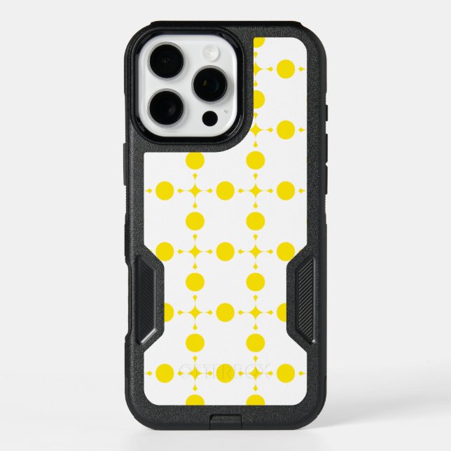 Yellow Polka Dots, Polka Dot Pattern, Dots, Dotted Otterbox iPhone Case (Back)