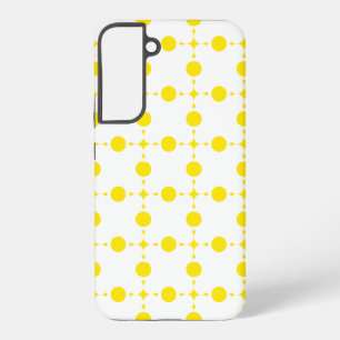 Yellow Polka Dots, Polka Dot Pattern, Dots, Dotted Samsung Galaxy S22+ Case